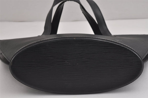 Authentic Louis Vuitton Epi Saint Jacques Hand Bag Black M52272 LV 4676J