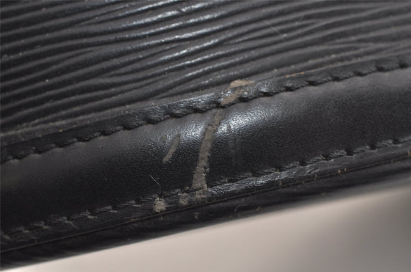 Authentic Louis Vuitton Epi Saint Jacques Hand Bag Black M52272 LV 4676J