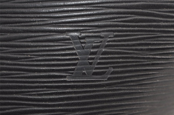 Authentic Louis Vuitton Epi Saint Jacques Hand Bag Black M52272 LV 4676J