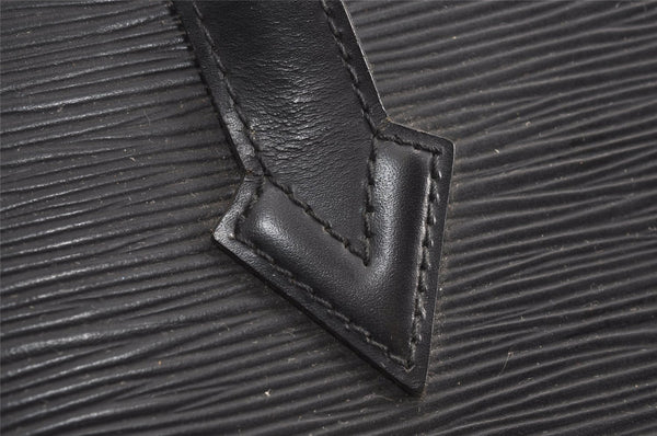 Authentic Louis Vuitton Epi Saint Jacques Hand Bag Black M52272 LV 4676J