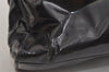 Authentic CHANEL Vintage CC Logo Chain Shoulder Tote Bag Enamel Black 4676K