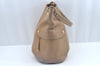 Authentic BURBERRY BLUE LABEL Vintage Shoulder Tote Bag Leather Beige 4677J