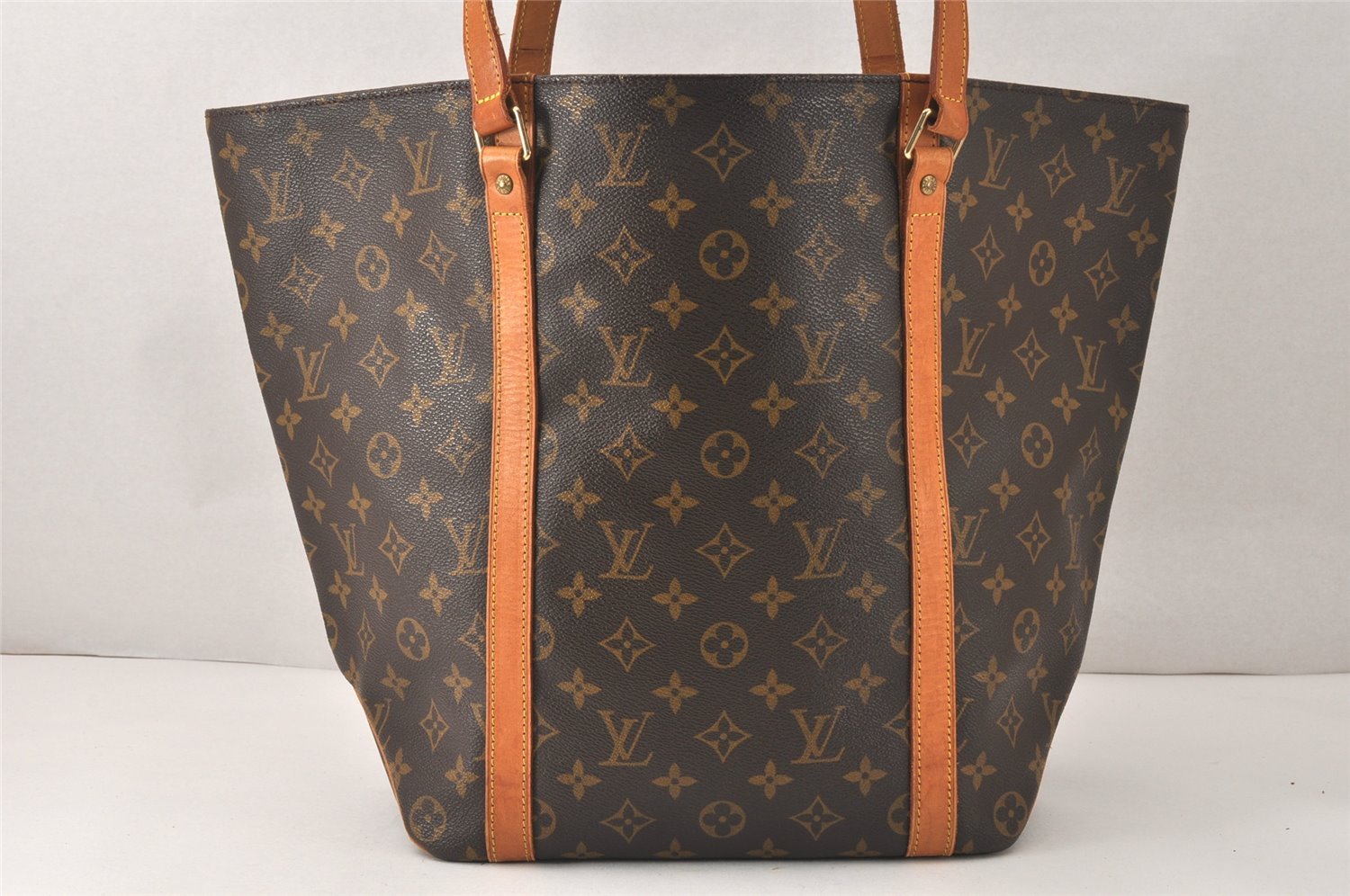 Authentic Louis Vuitton Monogram Sac Shopping PM Tote Bag M51108 LV 4678K