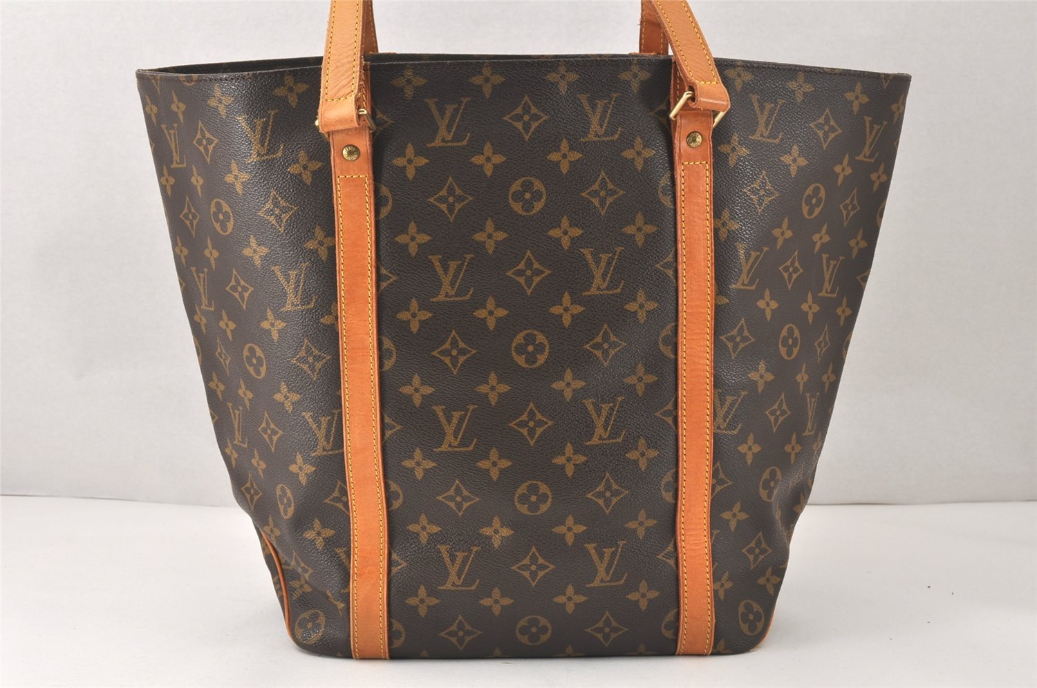 Authentic Louis Vuitton Monogram Sac Shopping PM Tote Bag M51108 LV 4678K