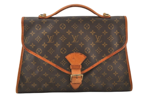 Authentic Louis Vuitton Monogram Beverly 41 M51121 2Way Shoulder Hand Bag 4680K