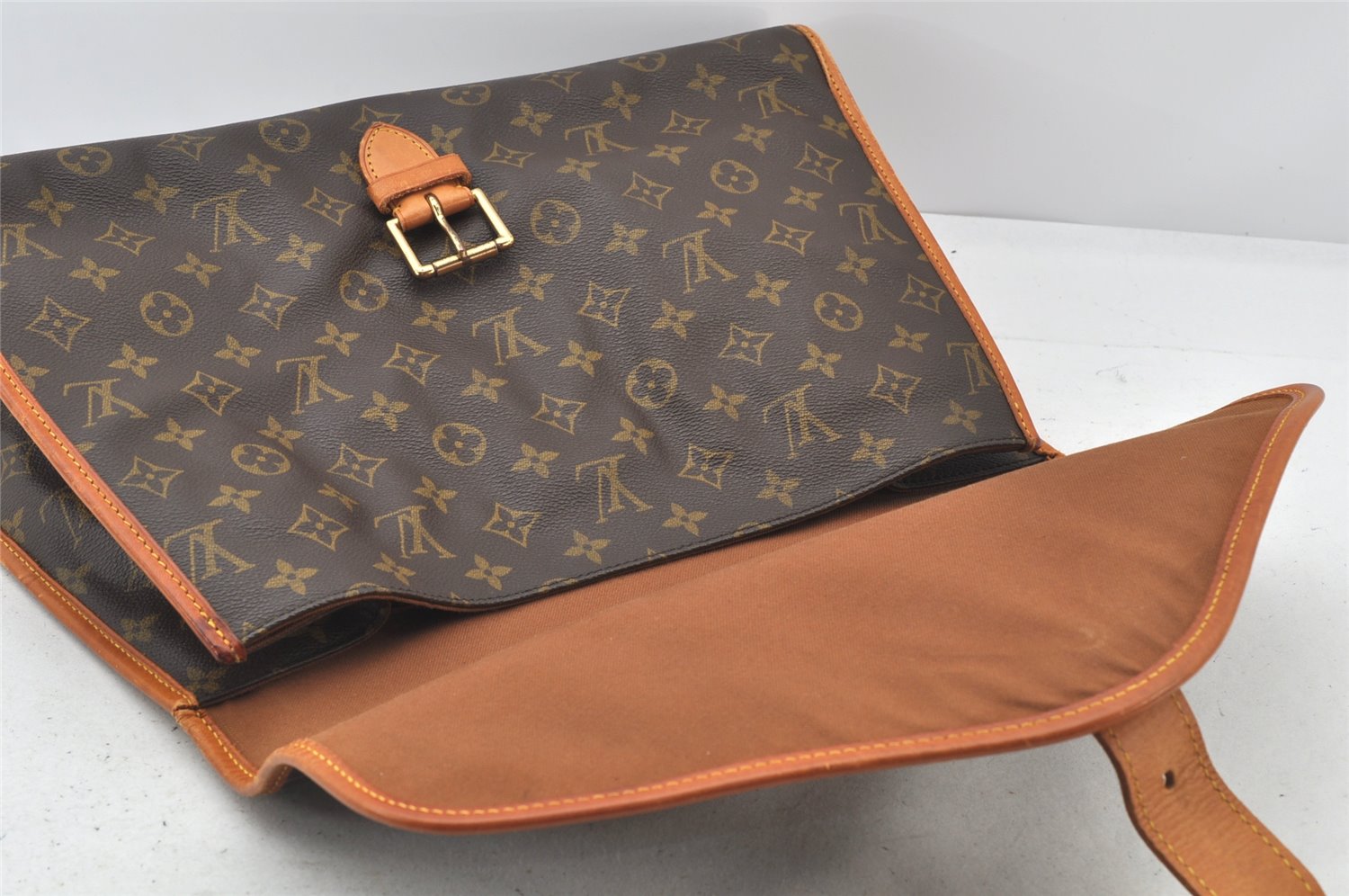 Authentic Louis Vuitton Monogram Beverly 41 M51121 2Way Shoulder Hand Bag 4680K