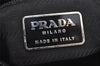 Authentic PRADA Metropoli Nylon Tessuto Shoulder Tote Bag B8487 Black 4681I