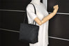 Authentic PRADA Metropoli Nylon Tessuto Shoulder Tote Bag B8487 Black 4681I