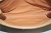 Authentic CELINE Macadam Blason Pattern Clutch Hand Bag PVC Leather Brown 4681J