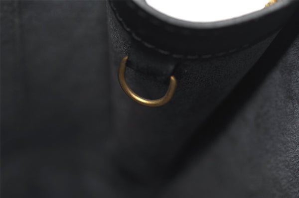 Authentic Louis Vuitton Epi Lussac Shoulder Tote Bag Black M52282 LV 4681K