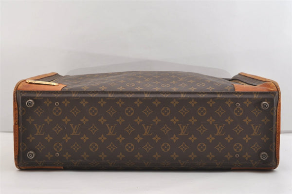 Auth Louis Vuitton Monogram Pullman 60 Travel Bag Trunk Case T23278 Junk 4682J