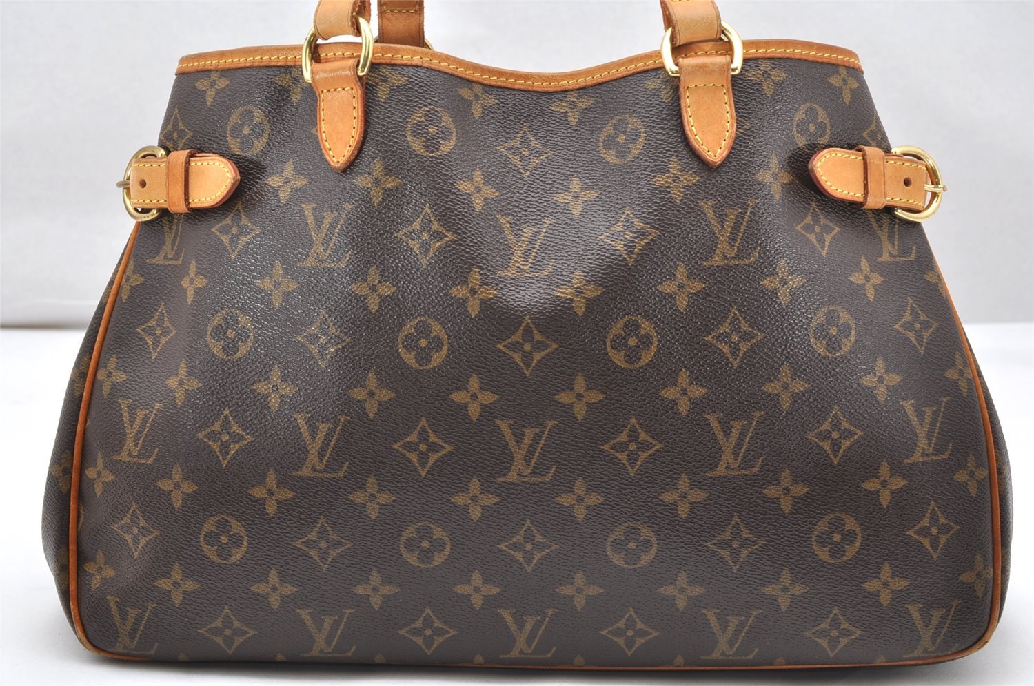 Authentic Louis Vuitton Monogram Batignolles Horizontal Tote Bag M51154 LV 4682K