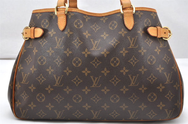 Authentic Louis Vuitton Monogram Batignolles Horizontal Tote Bag M51154 LV 4682K