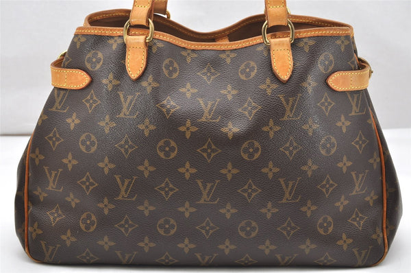 Authentic Louis Vuitton Monogram Batignolles Horizontal Tote Bag M51154 LV 4682K