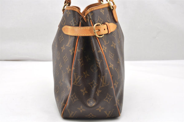 Authentic Louis Vuitton Monogram Batignolles Horizontal Tote Bag M51154 LV 4682K