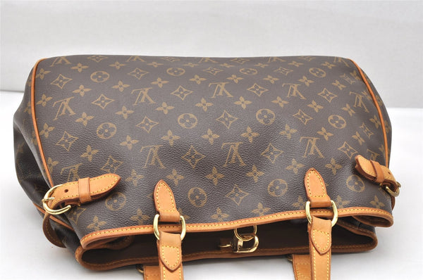 Authentic Louis Vuitton Monogram Batignolles Horizontal Tote Bag M51154 LV 4682K