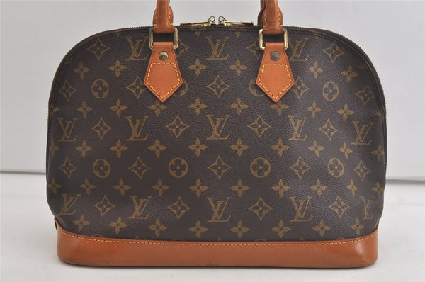 Authentic Louis Vuitton Monogram Alma Hand Bag Purse M51130 LV 4683K