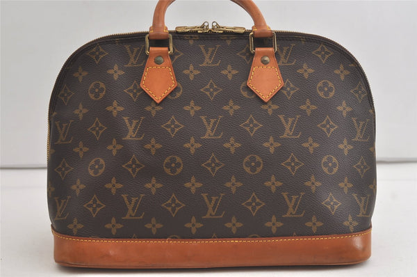 Authentic Louis Vuitton Monogram Alma Hand Bag Purse M51130 LV 4683K
