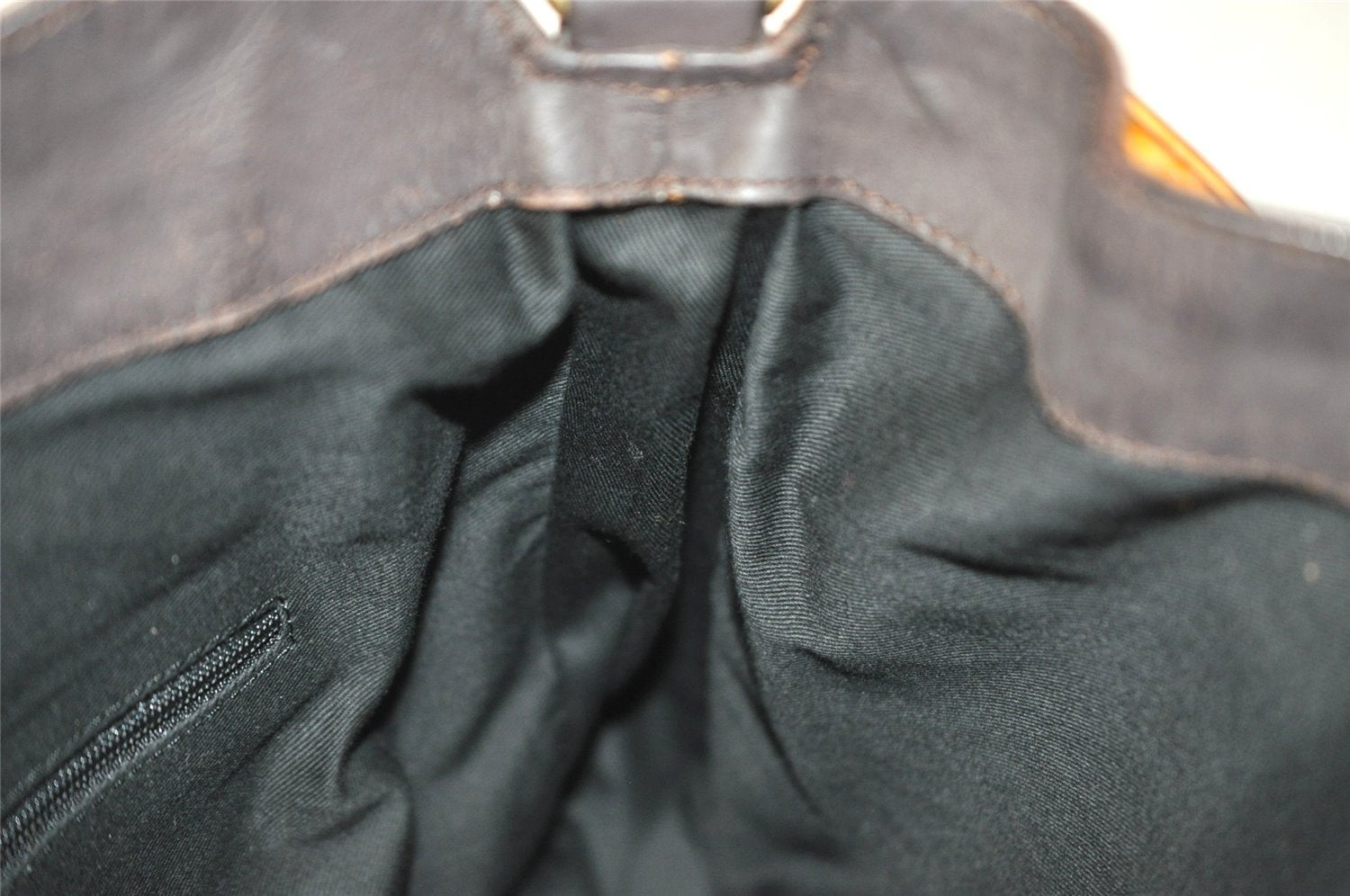 Authentic GUCCI Bamboo 2Way Shoulder Hand Bag Suede Leather 0011638 Brown 4684I