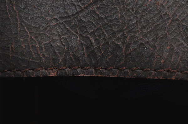 Authentic GUCCI Bamboo 2Way Shoulder Hand Bag Suede Leather 0011638 Brown 4684I