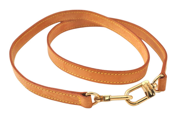 Authentic Louis Vuitton Leather Shoulder Strap Beige 39.2" LV 4684K