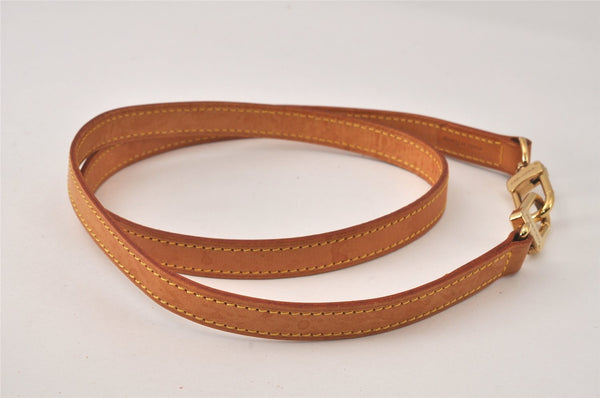 Authentic Louis Vuitton Leather Shoulder Strap Beige 39.2" LV 4684K