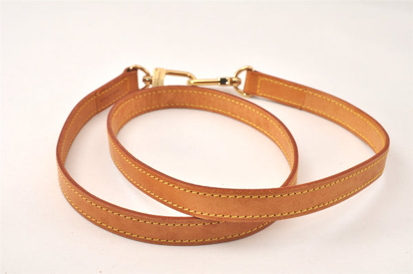 Authentic Louis Vuitton Leather Shoulder Strap Beige 39.2" LV 4684K