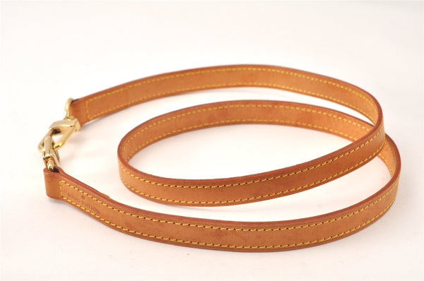 Authentic Louis Vuitton Leather Shoulder Strap Beige 39.2" LV 4684K