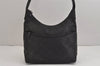 Authentic GUCCI Vintage Shoulder Hand Bag GG Nylon Leather 0018386 Black 4685J