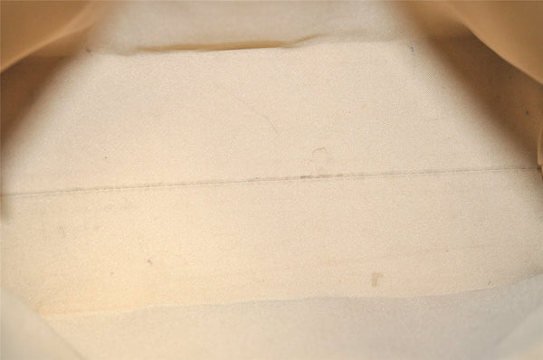 Authentic GUCCI Vintage Shoulder Hand Bag GG Nylon Leather 0018386 Black 4685J