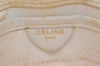 Authentic CELINE Macadam Blason 2Way Shoulder Waist Bag PVC Leather White 4686I