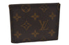 Authentic Louis Vuitton Monogram Portefeuille Multiple Wallet M60895 LV 4686J