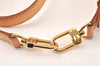 Authentic Louis Vuitton Leather Shoulder Strap Beige 39.8-47.2" LV 4687K