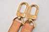Authentic Louis Vuitton Leather Shoulder Strap Beige 39.8-47.2" LV 4687K
