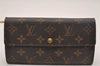 Auth Louis Vuitton Monogram Pochette Porte Monnaie Credit Wallet M61726 LV 4688J