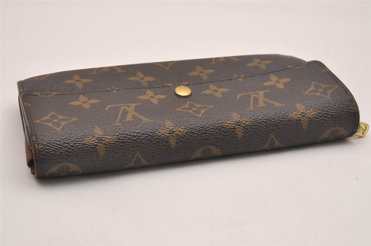 Auth Louis Vuitton Monogram Pochette Porte Monnaie Credit Wallet M61726 LV 4688J