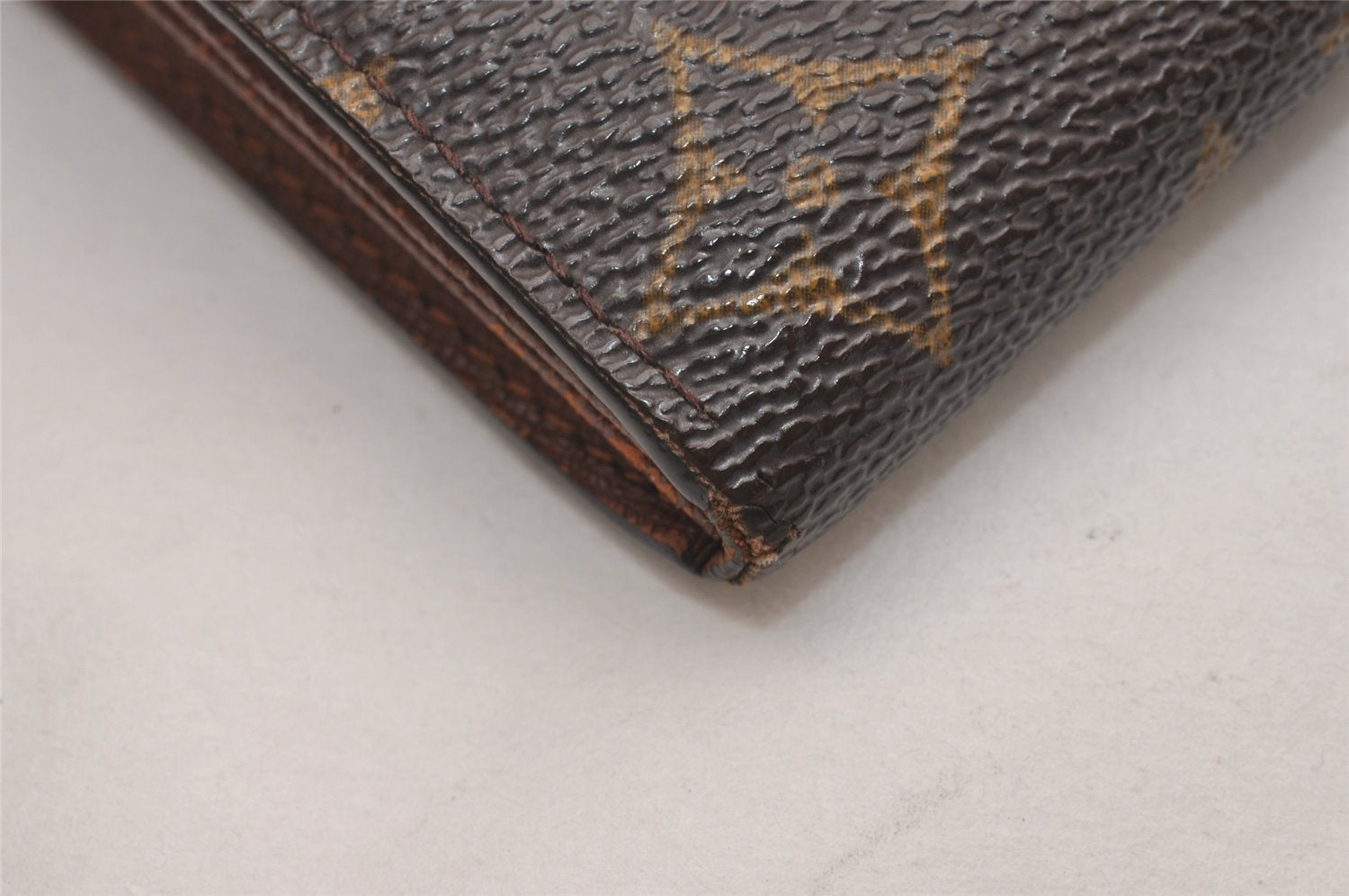 Auth Louis Vuitton Monogram Pochette Porte Monnaie Credit Wallet M61726 LV 4688J