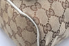 Authentic GUCCI Shoulder Cross Body Bag GG Canvas Leather 146236 Brown 4688K