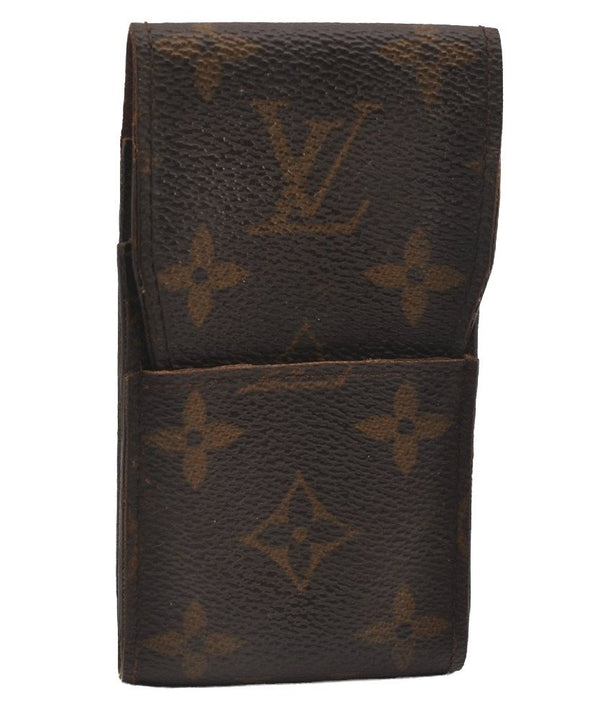 Authentic Louis Vuitton Monogram Etui Cigarette Case M63024 LV 4689J