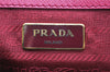 Authentic PRADA Saffiano Leather Nappa 2Way Shoulder Hand Bag Purse Pink 4689K