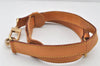 Authentic Louis Vuitton Leather Shoulder Strap Beige 40.2-47.4" LV 4690K