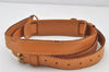Authentic Louis Vuitton Leather Shoulder Strap Beige 40.2-47.4" LV 4690K