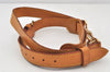 Authentic Louis Vuitton Leather Shoulder Strap Beige 40.2-47.4" LV 4690K