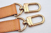 Authentic Louis Vuitton Leather Shoulder Strap Beige 40.2-47.4" LV 4690K