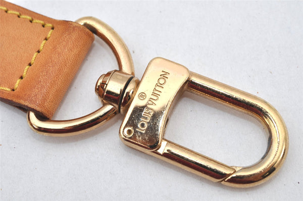 Authentic Louis Vuitton Leather Shoulder Strap Beige 40.2-47.4" LV 4690K