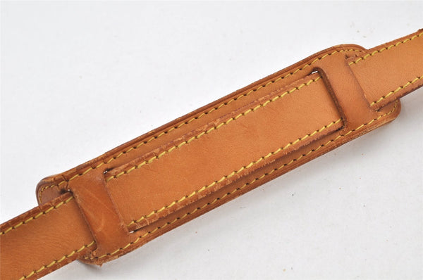 Authentic Louis Vuitton Leather Shoulder Strap Beige 40.2-47.4" LV 4690K