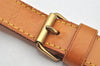 Authentic Louis Vuitton Leather Shoulder Strap Beige 40.2-47.4" LV 4690K