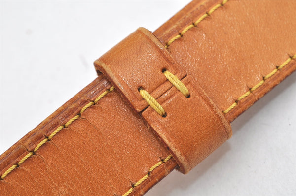 Authentic Louis Vuitton Leather Shoulder Strap Beige 40.2-47.4" LV 4690K