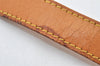 Authentic Louis Vuitton Leather Shoulder Strap Beige 40.2-47.4" LV 4690K
