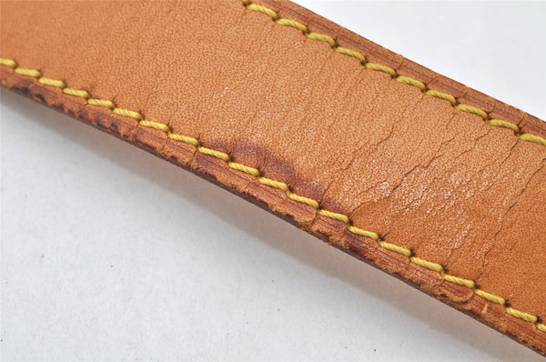 Authentic Louis Vuitton Leather Shoulder Strap Beige 40.2-47.4" LV 4690K